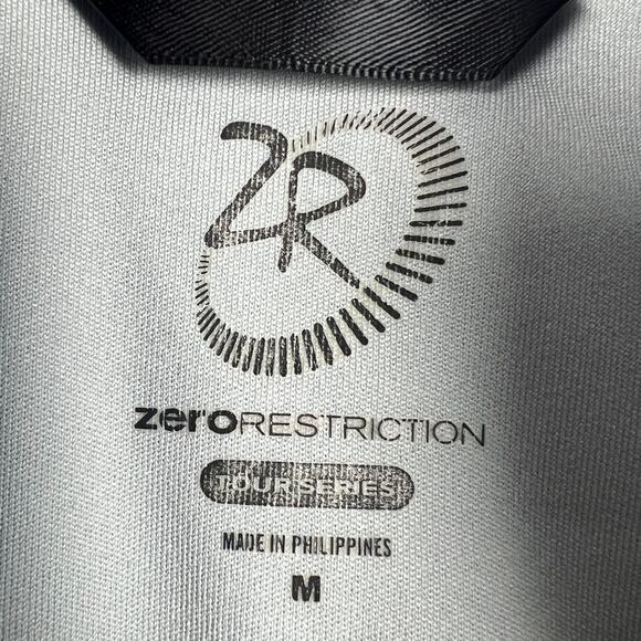 Zero Restriction Mens M Golf Performance Outdoor Activewear Zip Pullover Jacket - Picture 10 of 14